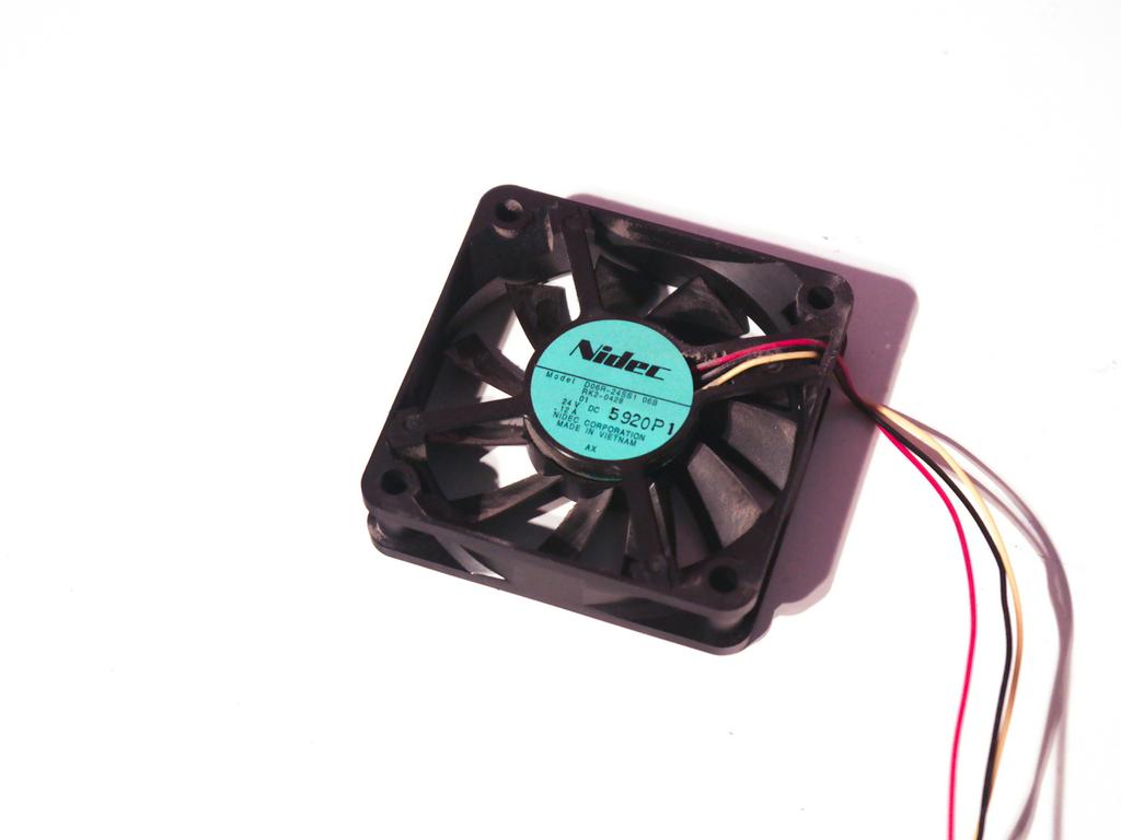 Step 22 The fan is a standard 24V brushless fan with a