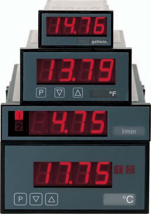 Processor-Based Digital Indicating Units with Limit Switches and Analogue Output measuring monitoring analysing Model DAG-1... 48x24 mm Model DAG-2... 72x36 mm Model DAG-3... 96x24 mm Model DAG-4.