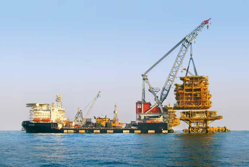 Two decades of experience Installation 4000 mt platform, Mumbai High North, India Many of our senior personnel played their part in the North Sea s first offshore installation projects in the early