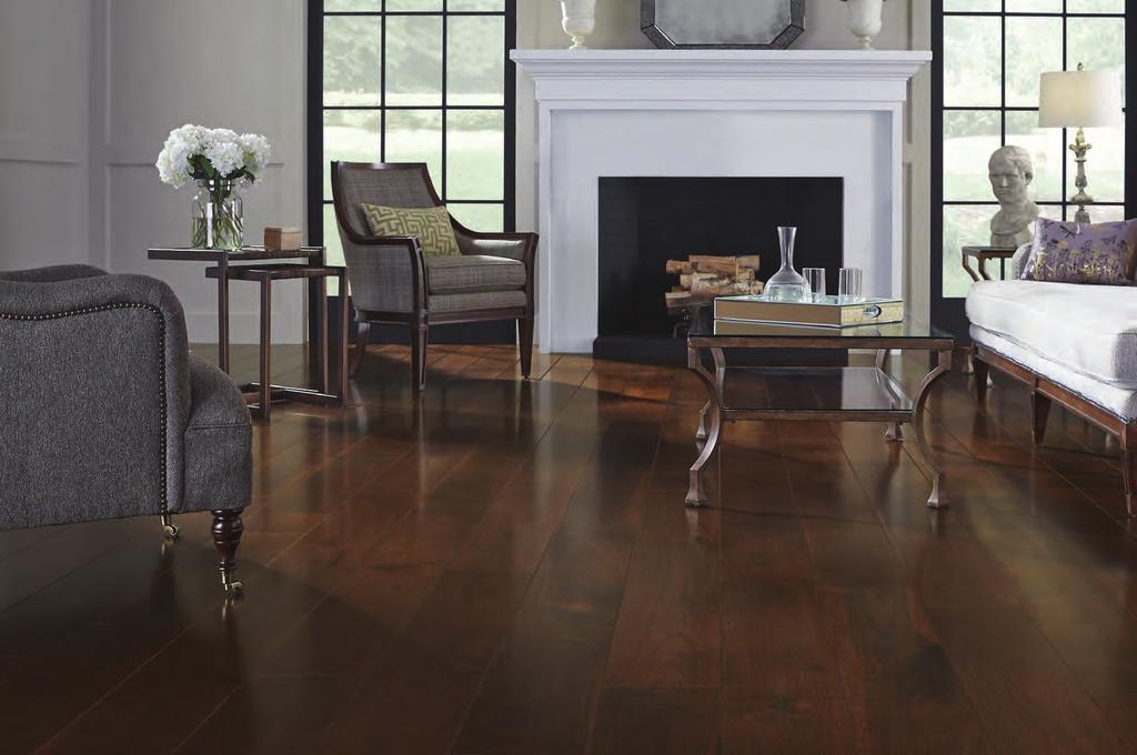 Manor DRAWBRIDGE Royally rich and beautiful the deep chocolate color and complex grain pattern of mid-western walnut is strikingly accentuated in the tones of this