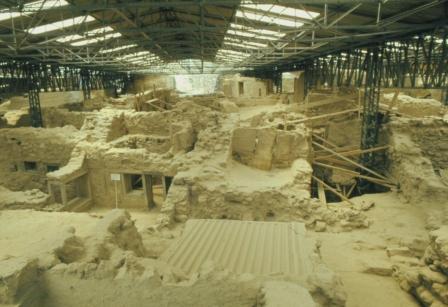 Akrotiri Major excavation at
