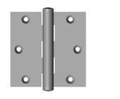 K 8 BUILDER SERIES HINGES Specify metal and patina.