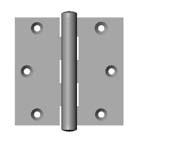 K 8 BUiLDER SERiES HiNGES Specify metal and patina.