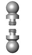 Finial Caps shown on this page are compatible with Plain Bearing Extruded 1/2 Barrell