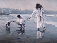 coverartist Holding the Family Together by Steve Hanks Award-winning artist Steve Hanks paints much more than endearing images of women with children.