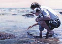 coverartist Time with Dad by Steve Hanks Award-winning artist Steve Hanks paints much more than endearing images of women with children.