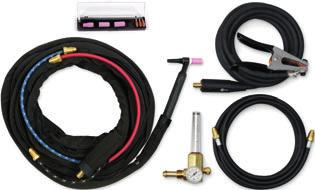 TIG Torches, Kits and Connectors Contractor kit 301311 shown.