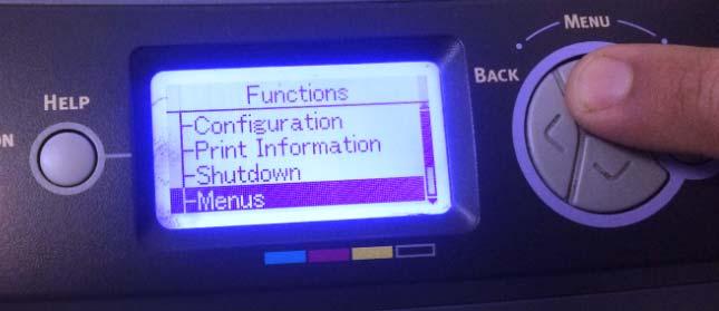 The following instructions are for printers that have been set up via direct connection using the USB port: 1)