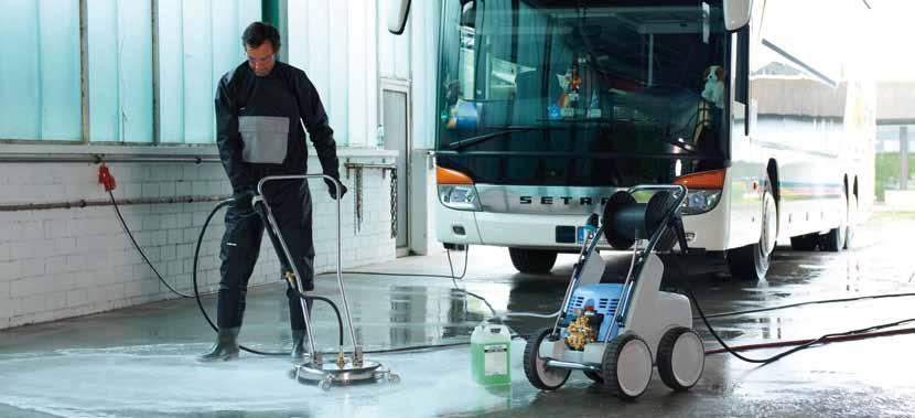 Effective cleaning without splashing water Floor cleaner Round