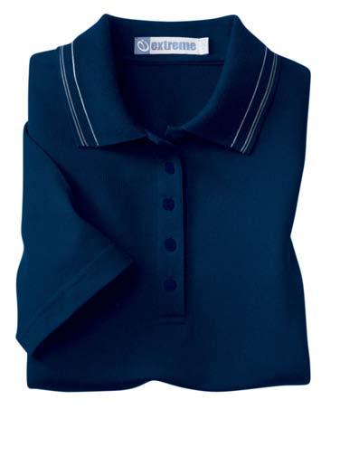 EDRY POLO Solid textured body Jacquard collar and cuffs Easy care Fabric: 60%