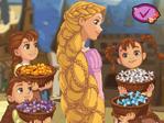 Help Rapunzel and Flynn get to the different shops - and then to the little girls who will braid Rapunzel s hair -