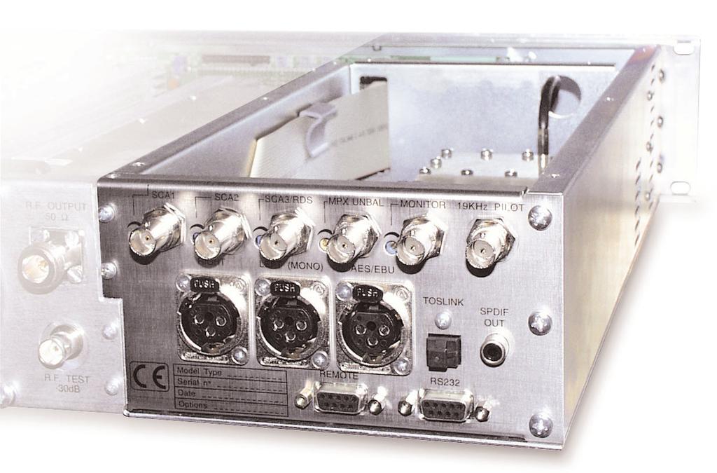 DIGITAL-IN DIGITAL-IN / DSP / SFN Features Features Input card for the acquisition of Analogue and Digital Audio Signals with automatic changeover.