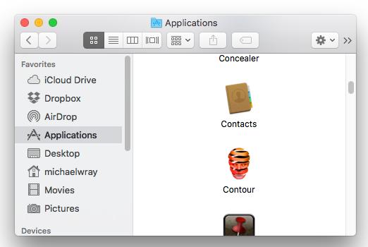 Installing & Launching To install Contour: 1 Mount the disk image by double-clicking on the Contour.dmg file in the Finder. 2 Drag and drop the Contour icon onto your Applications folder.