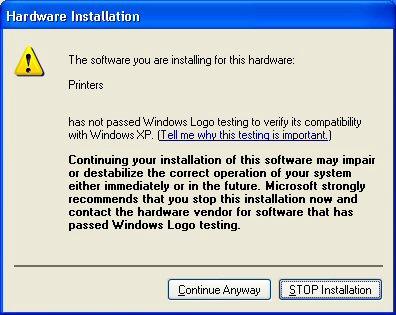6. Maintenance (11) Click Finish. (12) For Windows XP user: click Continue Anyway. For Windows 2000 user: click Yes.
