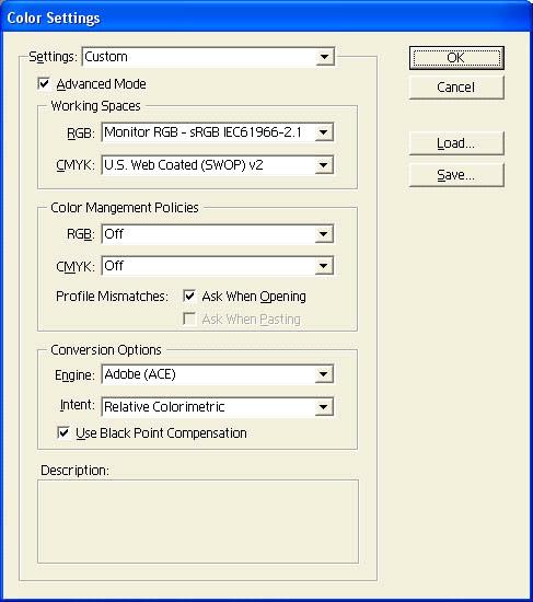 4. Printing Directly from Applications 4-2-5. Setting Adobe Illustrator CS Print Condition Color settings and print settings are required before printing.