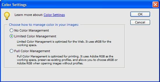4. Printing Directly from Applications 4-2-6. Setting Adobe Photoshop Elements 3 Print Condition Color settings and print settings are required before printing.