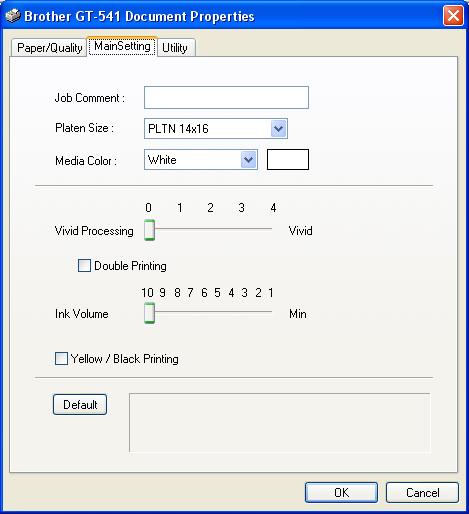 4. Printing Directly from Applications 4-3. Setting the Printer Driver Condition Set the printer driver condition following the procedure below.