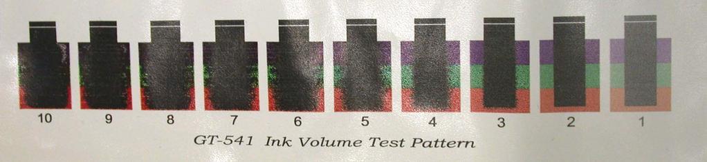 The number below is the appropriate ink volume to choose for the fabric.