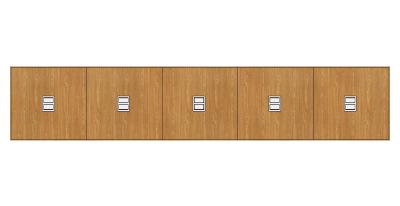 48", 54", 60" wide 5 bases Double stingers Access doors in