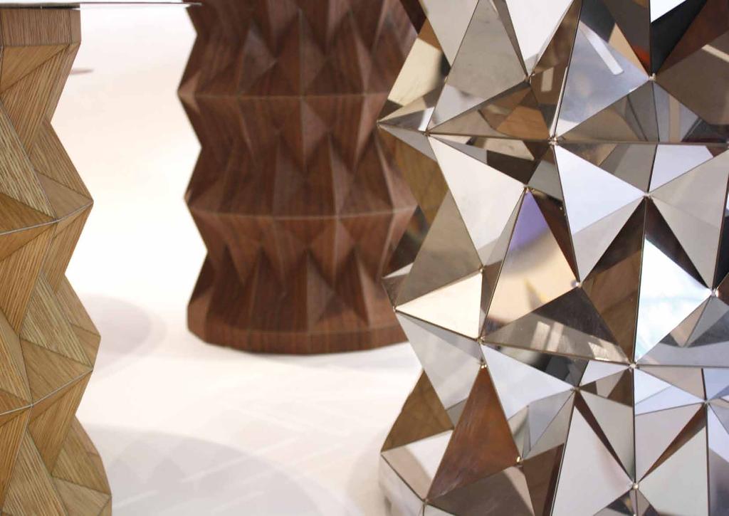 T12\\ Origami Tavolini \\ side & coffee table Designer \\ Ilan Garibi Material \\ thin