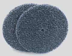 USED IN COMBINATION WITH OTHER FABRIC DISCS IN ORDER TO FORM A BRUSH. ALSO FOR TOP LAPPING MACHINES.