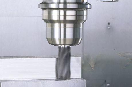 This superior rigidity assures heavier duty machining without chatter.