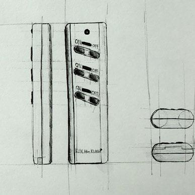the first real assignment: Sketch three different objects found in your house in