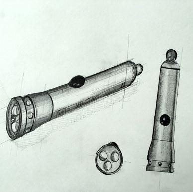 I chose to sketch an ipod, remote control and a little flashlight.