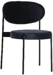 SEATING FABRIC RETAIL DKK INCL VAT GRP 1 GRP 2 GRP 3 GRP 4 SERIES 430 Chair (stock item) Fully upholstered stacking chair H: 82 cm, seat height: 46 cm, ø45 cm 4 colors in stock (Hallingdal 65 color