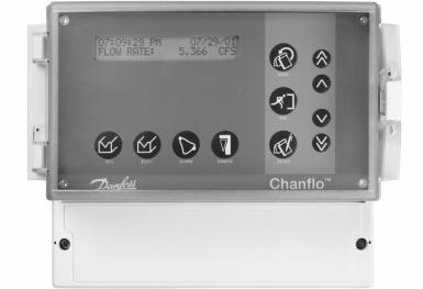 How the CHANFLO TM flowmeter works The CHANFLO works by measuring flow in flumes or weirs.