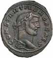 part 5754* Ancient Roman, early to mid fourth century AE issues, mostly follis, including Maximianus I (2), Galerius (2, one illustrated), Constantius I (3, one illustrated), Maxentius, Licinius I,