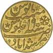1173-1221, A.D.1759-1806), gold mohur, (13.27 grams), Regnal year 19 (fixed), Calcutta Mint with straight grained milling, (Pr.77 [noted 13.26 grams], KM.112).