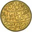 5794* Bengal Presidency, 1825-35 period, as 1793 issue, gold mohur, but with edge grained left, issued 1830, (12.36 grams), tiny crescent mark adopted by the New Calcutta mint in 1830 (Pr.84; KM.114).