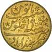 5795 Bengal Presidency, silver rupee, plain edge with crescent, (1830-1833) (KM.117); Hyderabad, Afzal Ad-Daula, (A.H. 1273-1285) (A.D.1857-1869), silver rupee, AH 1279 (1863-4) (KM.Y.
