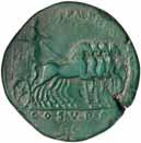 HI[LARI]TAS around, Hilaritas standing to left, holding long palm and cornucopiae, S C across, (S.5500, RIC 1742, C.31); Commodus, (A.D. 177-192), AE sestertius, Rome mint, issued A.D. 181-182, (20.