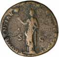 Juno standing left, holding patera and sceptre, around IVNO LVCINA, S C across field, (S.6018, RIC 680, C.24).
