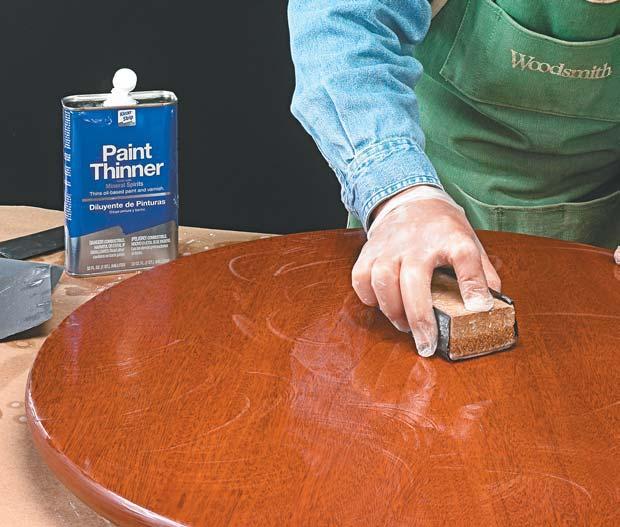 WET SANDING This sanding process is a little different. Here, you ll use very fine-grit wet-or-dry sandpaper found at paint or auto body stores.