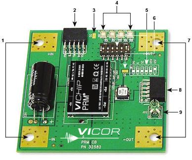 Please take a closer look at the PRM-CB board. Figure 1 is a picture of a PRM-AL mounted to the PRM-CB board.