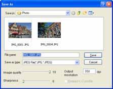Saving Edited Images Converting and Saving RAW Images while Renaming Them You can convert edited RAW images to the TIFF or JPEG format and save them with another name.