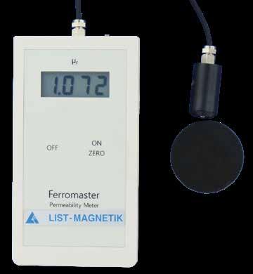 The Fluxmeter FL-3 includes a two-gang limit value comparator and a RS232 interface, to which the current value is put out.