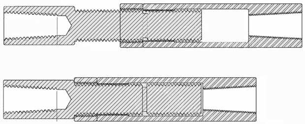 between two fixed bars Product Specifications: Extension of Taper-Lock product line Accommodates rebar sizes #4 through #18 Available in Black or Black Made in A Type 2 Splice Uses a two part system