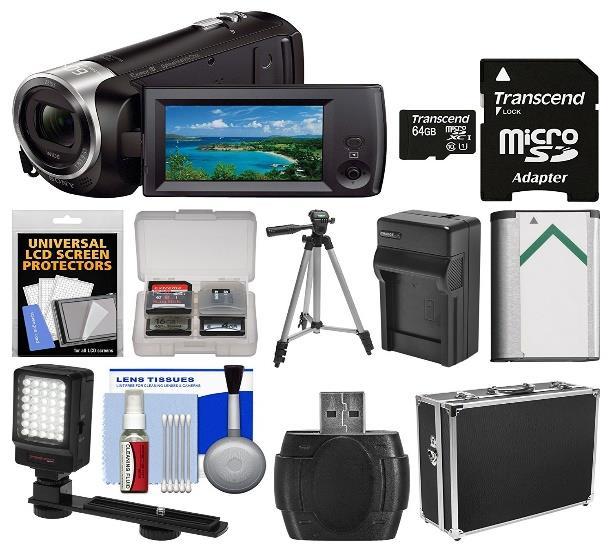 Laurie Scaggs Yearbook and Newspaper: Sony Handycam HDR-CX405 1080p HD Video Camera Camcorder with 64GB Card + Hard Case + LED Light + Battery & Charger + Tripod + Kit, Wish is for $300 Julie