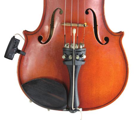 transmitter to its proprietary violin mount and