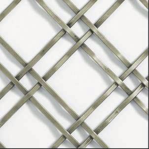 STYLE 322: DOUBLE CRIMP FLAT WIRE With 1/16 x 1/8 plain flat wire, 1/2 & 1-1/2 mesh.