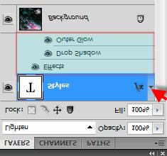 You can apply one of the preset styles provided with Photoshop or create a custom style using the Layer Styles dialog box.