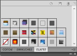 You can expand the style in the Layers palette to view or edit the effects that compose the style.