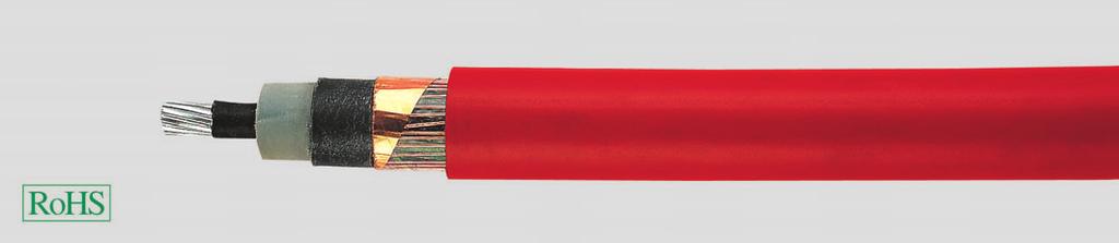 NA2XSY 6/0, /20, /30 XLPE-insulated, alu-conductor, single core, screened, PVC-jacket Technical data XLPE-insulated power cables to DINVDE0276 part620, HD620S and IEC60502 Temperature range during