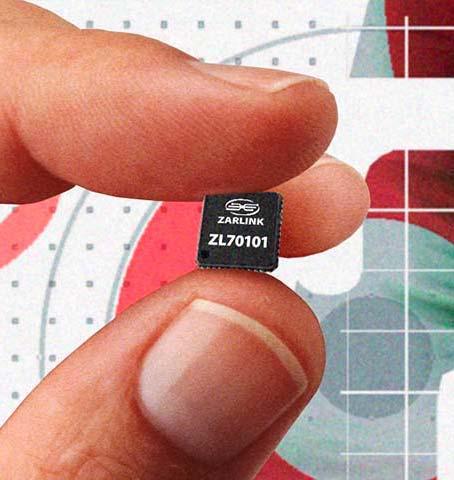 Figure 9: Zarlink Semiconductor Inc. s ZL70101 RF Transceiver Chip [ 7] St. Jude Medical s ICD uses Zarlink Semiconductor Inc. s ZL70101 medical implant transceiver chip which is shown in Figure 9.