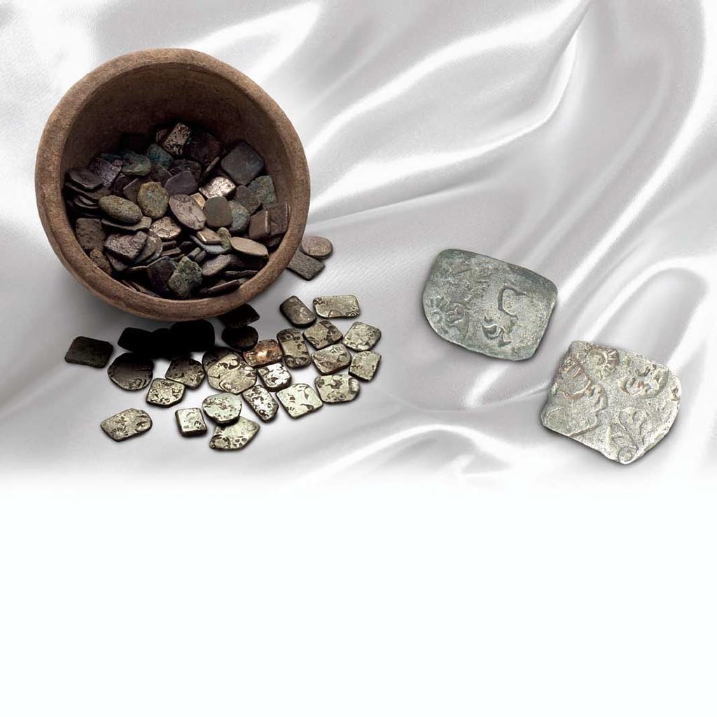 Purana Karshapana Early Anuradhapura Period (3rd Century BC - 3rd Century AD) The earliest known coins used in Lanka were small pieces of silver, punched with a variety of marks.