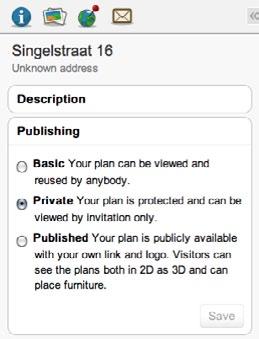 Publishing plans and the Private option is not available for Free accounts.